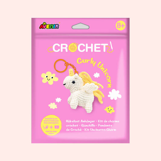 Crochet Curly Unicorn