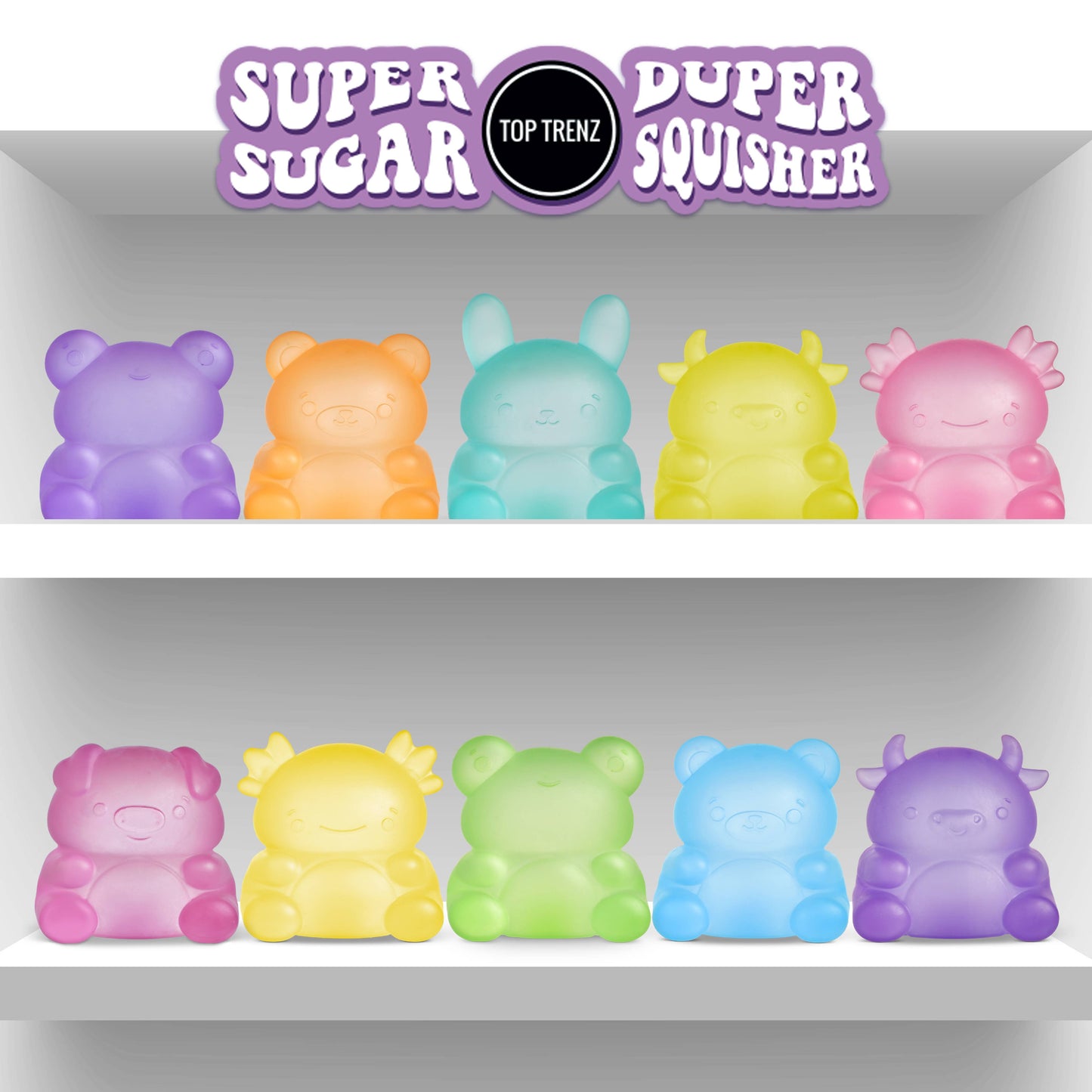 Super Duper Sugar Squisher Variety Kit /66 Pieces $5.00 each