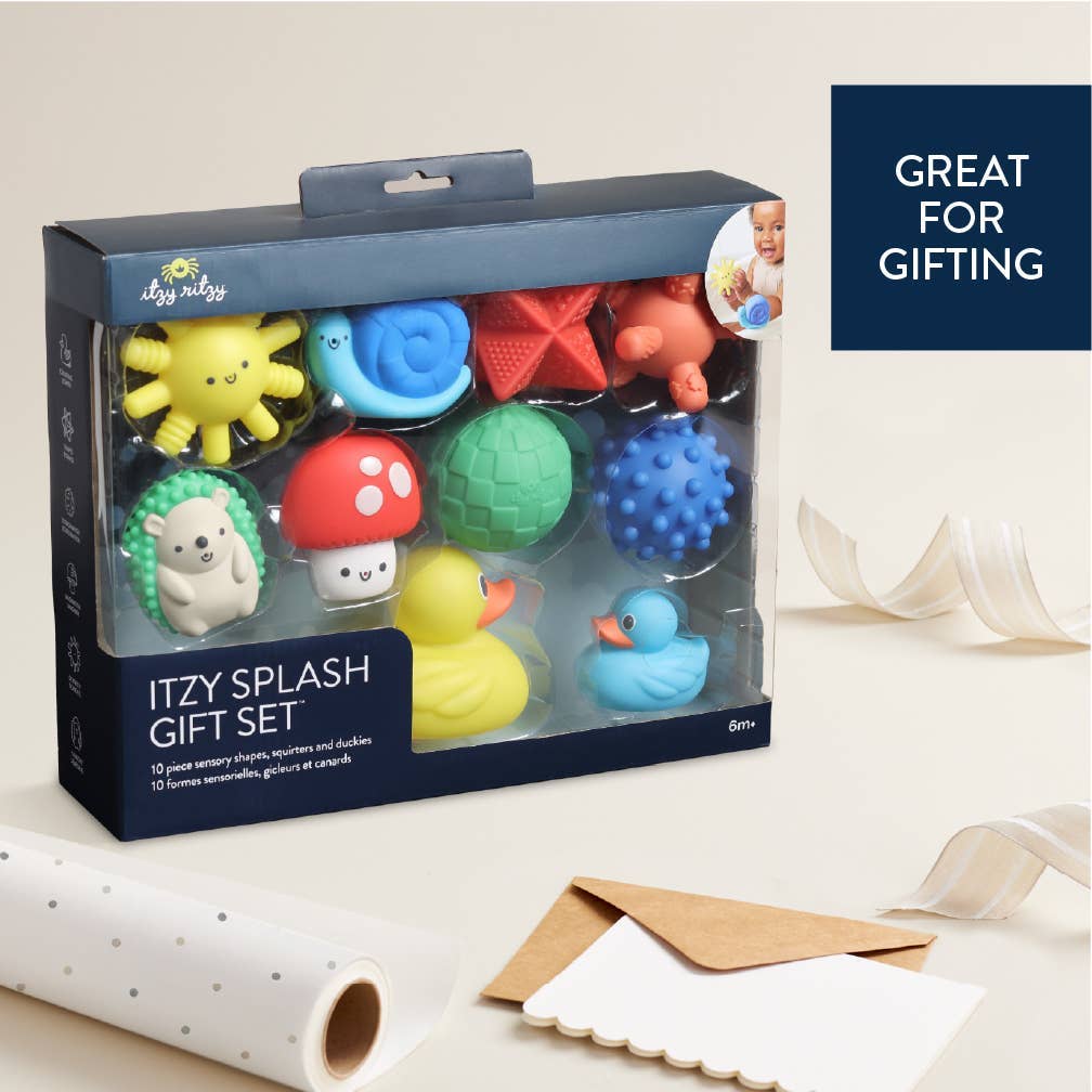 *New* Itzy Splash Gift Set™ Soft Bath + Water Toys