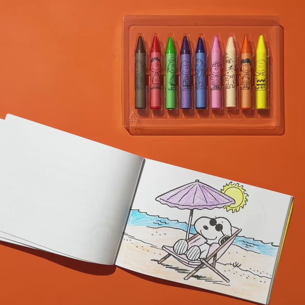 OOLY x Peanuts Snoopy School Coloring Travel Kit