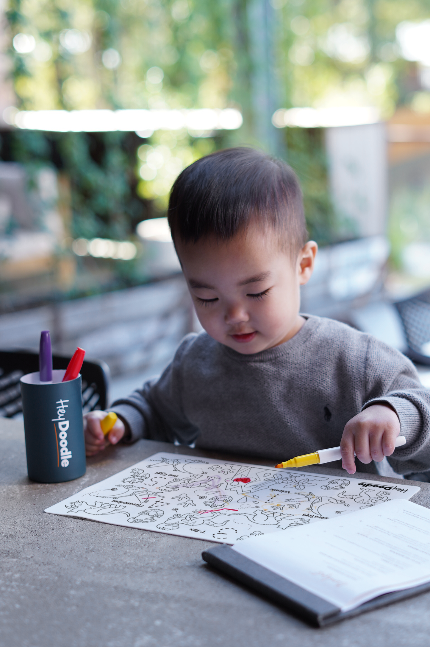 DinoRoar Mini Coloring & Doodle Mat