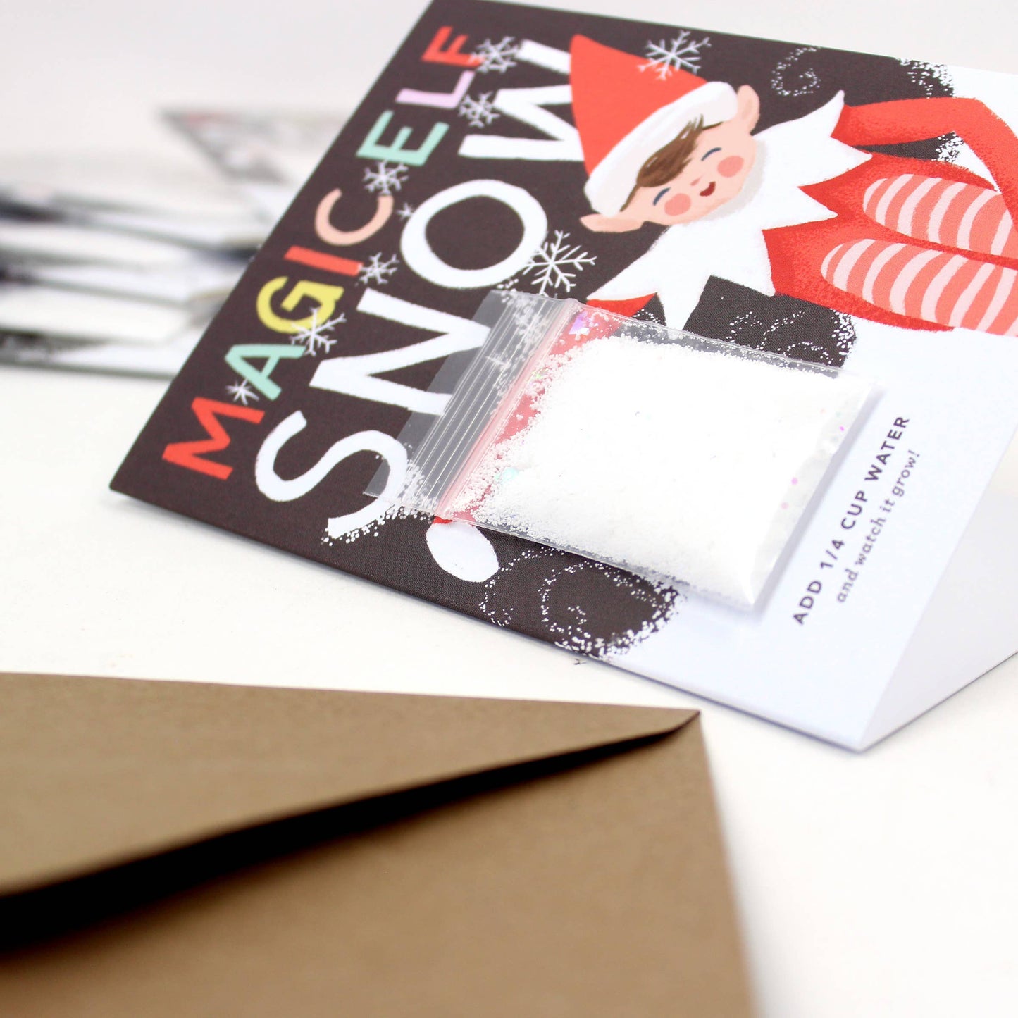 Snow Card - Magic Elf Instant Snow Christmas