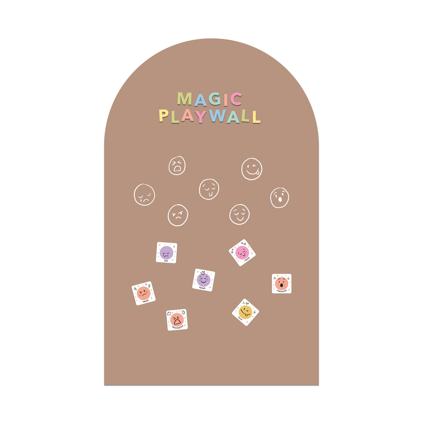 JUMBO Magic Playwall - Arch Magnetic Wall Decal for Kids