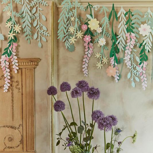 Paper Floral Backdrop