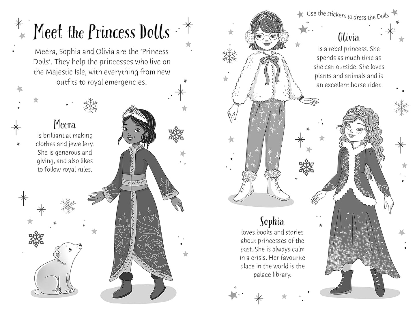 Sticker Dolly Dressing Story Ice Palace