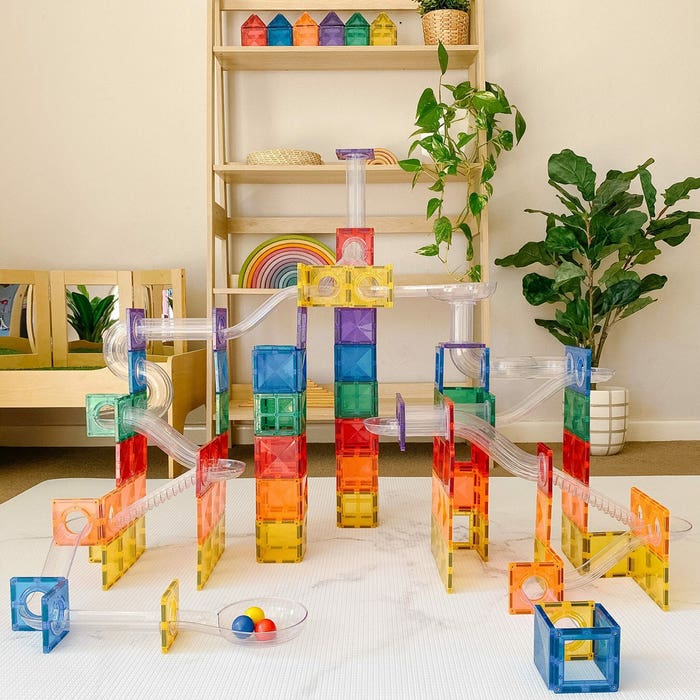 Connetix - Rainbow Ball Run Pack (92 Pc)