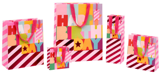 Bag Medium Fluorescent Fuchsia