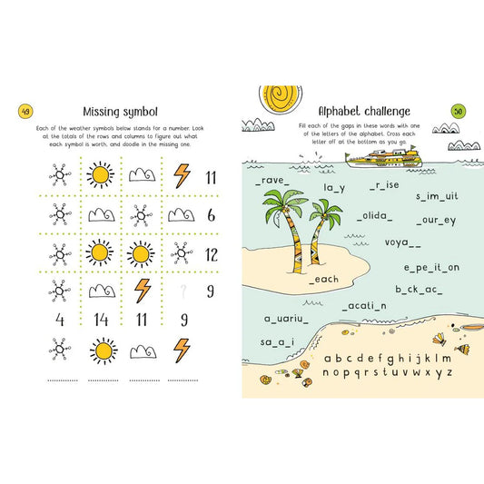 Usborne 100 Children's Puzzles Holiday
