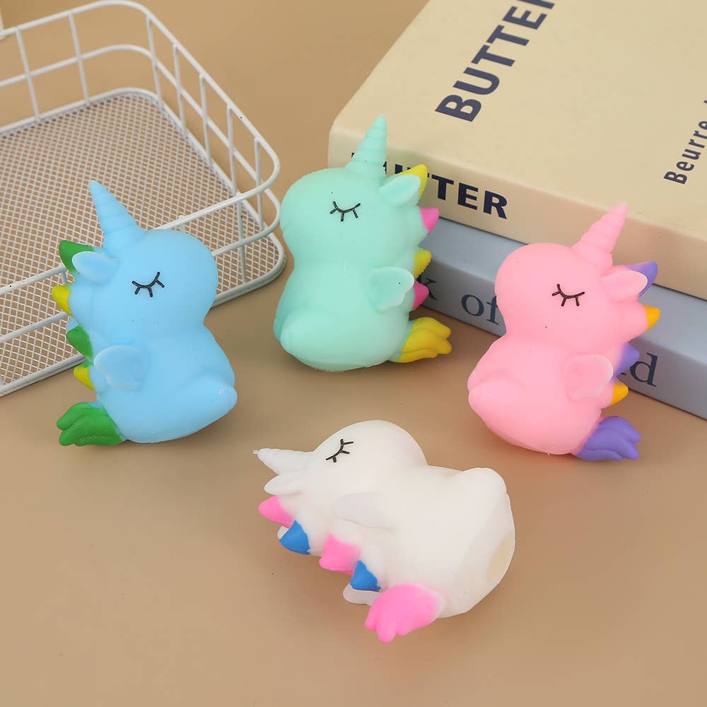 Maltose Glitter unicorn squishy toy-Random Color