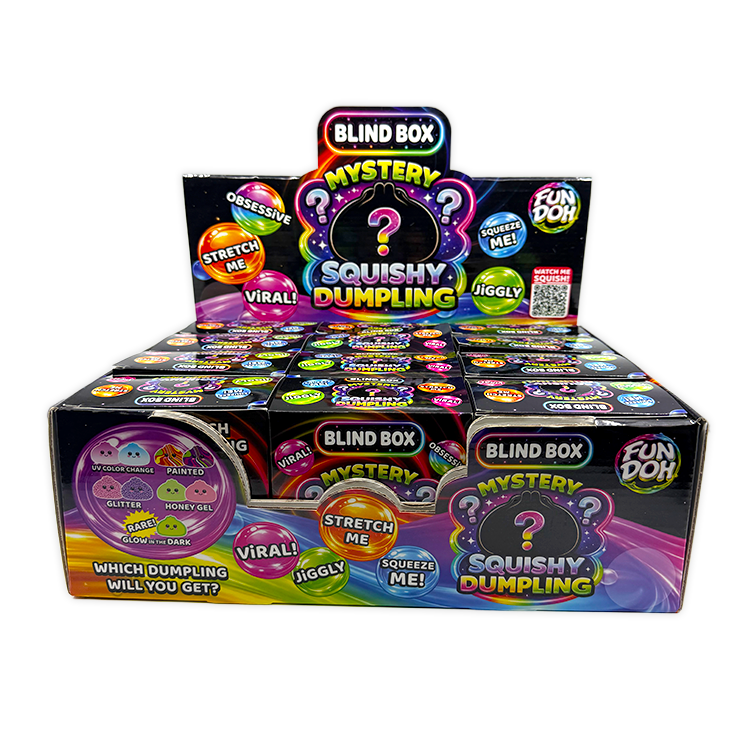 Fun Doh BLIND BOX Squishy Steamer Dumpling VIRAL- 12/Display