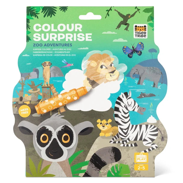 Tiger Tribe - Colour Surprise - Zoo Adventures – Farmer & Daughter Toy Shop