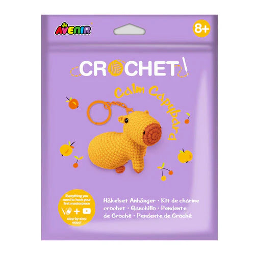 Crochet Keychain - Calm Capybara