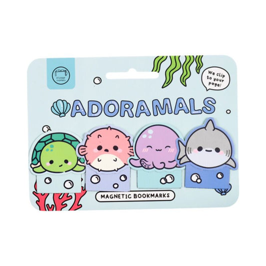 Adoramals Ocean Magnetic Bookmark Set