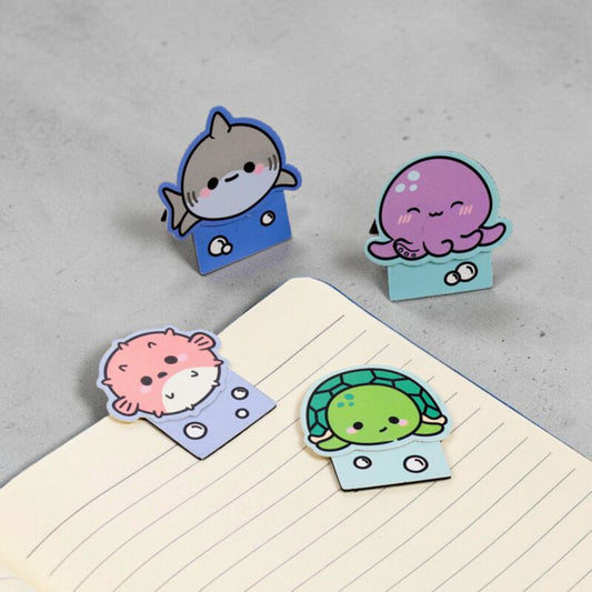 Adoramals Ocean Magnetic Bookmark Set