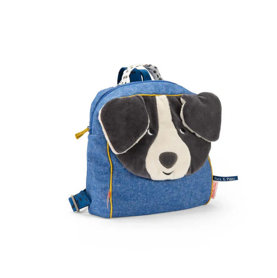 Moulin Roty Puce & Pilou - Blue Dog Backpack