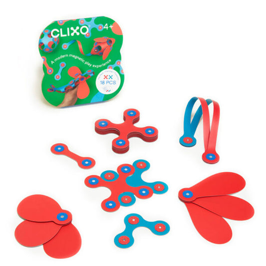 ITSY PACK – FLAMINGO/TURQUOISE (18PCS) – CLIXO