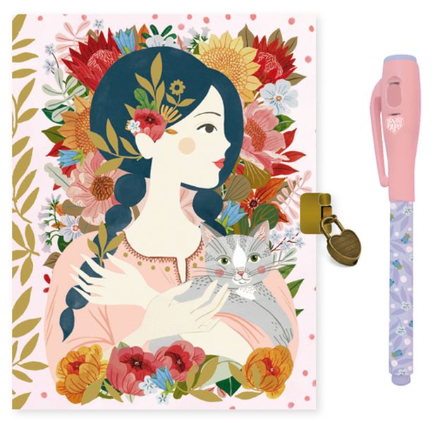 Djeco Secret notebook and pen / Oana