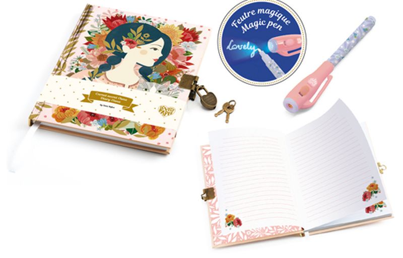 Djeco Secret notebook and pen / Oana