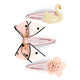 Plume / Violette Hair Clips x3