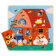 Chez Moo 3 Layer Wood Puzzle 12 pieces