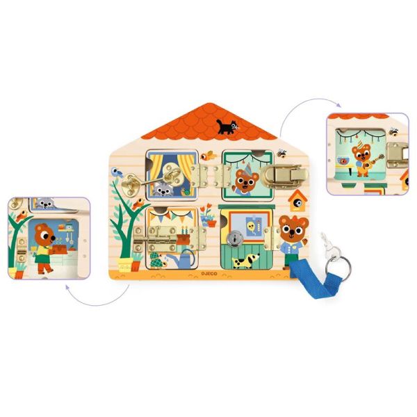 Djeco Wooden Cabanalock