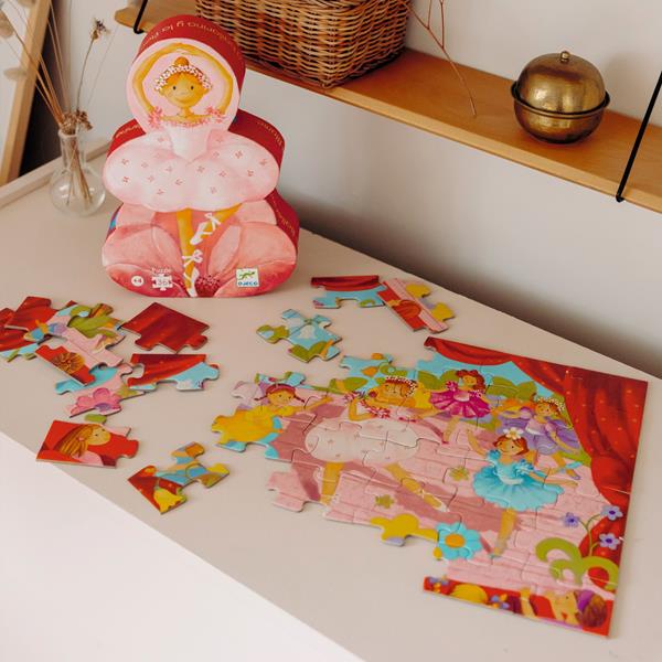 Djeco Silhouette Puzzle / Ballerina / 36 pcs