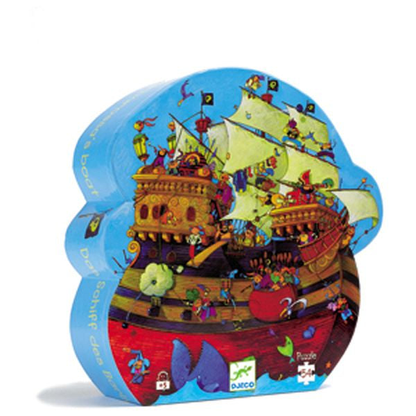 Djeco Silhouette Puzzle / Barbarossa's Boat / 54 pcs