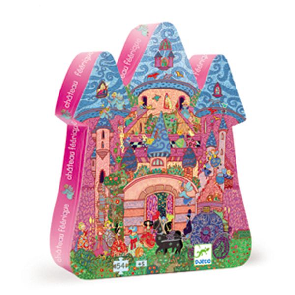 Djeco Silhouette Puzzle / Fairy castle / 54 pcs