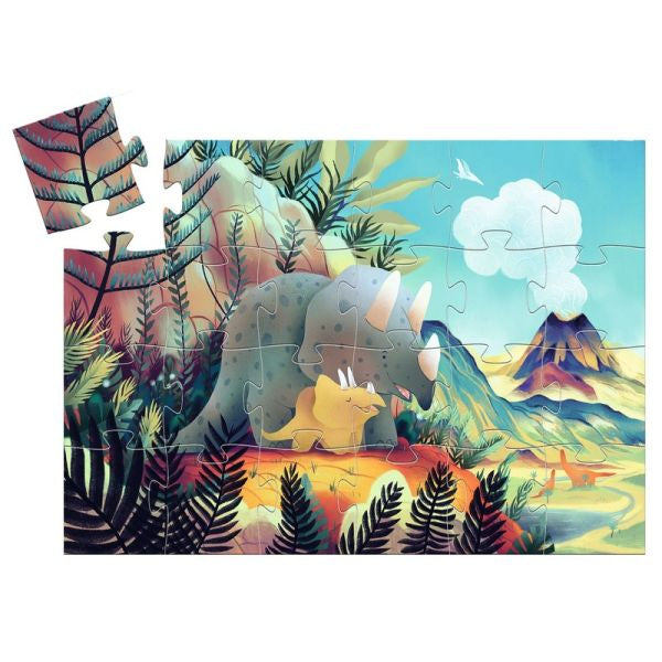 Djeco Silhouette puzzle / Teo the dino - 24 pcs