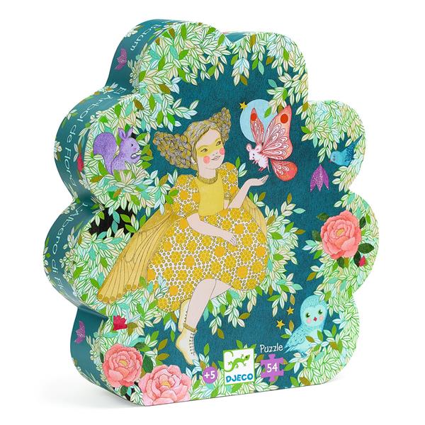 Djeco Silhouette Puzzle / Flora's Tree / 54 pcs