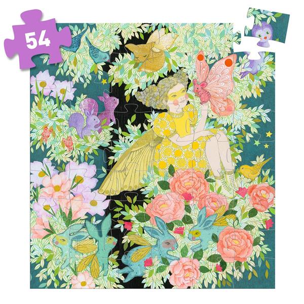 Djeco Silhouette Puzzle / Flora's Tree / 54 pcs