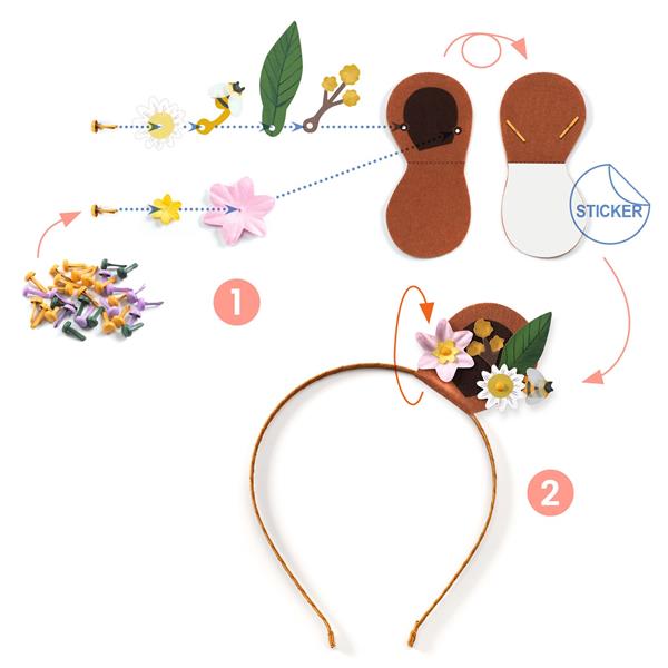 DIY / Headbands / Flower friends