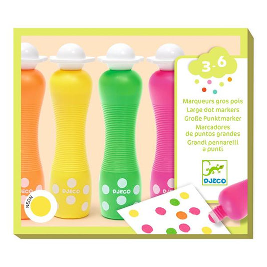Large dot markers / Neon (4 markers)