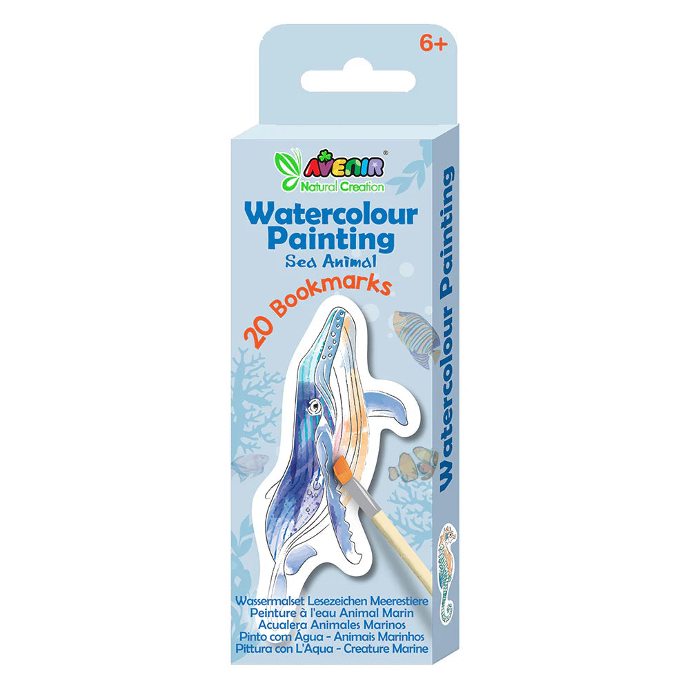 Avenir Watercolour Painting Bookmarks
