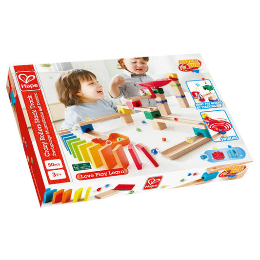MARBLE DOMINO RALLY BLOCK SET – HAPE