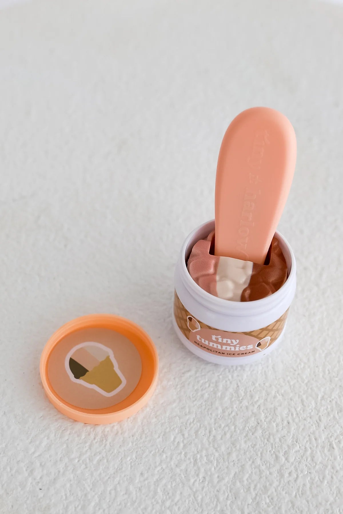 Tiny Tummies Napolitan Icecream jar and spoon set - Tiny Har