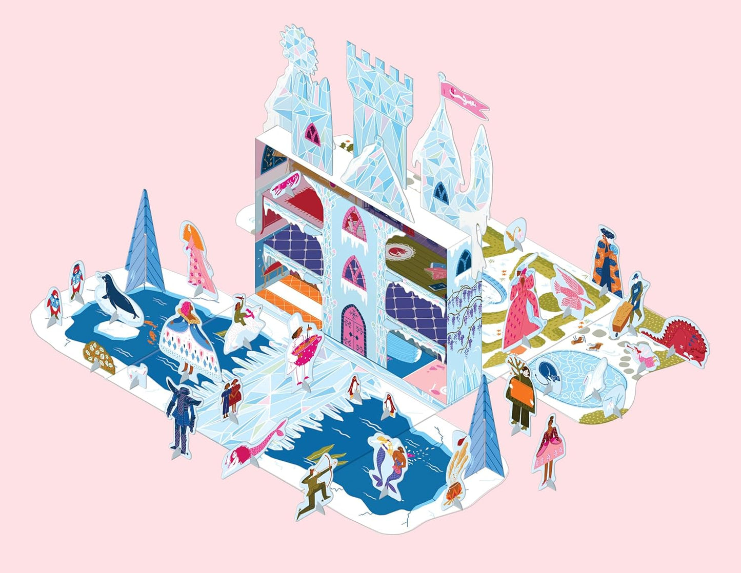 Princess Castle book and playset