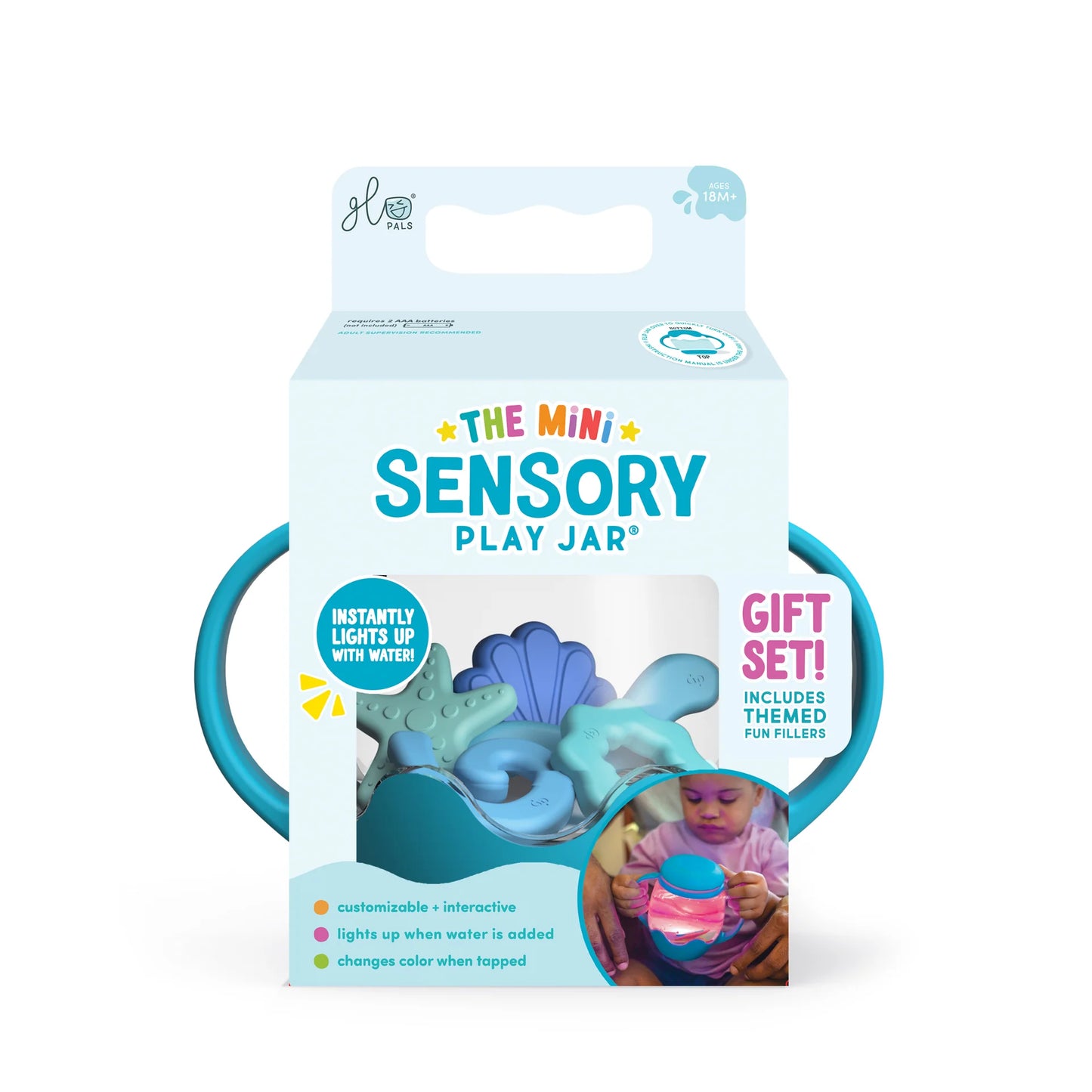 Glo Pals Mini Sensory Play Jar Gift Set