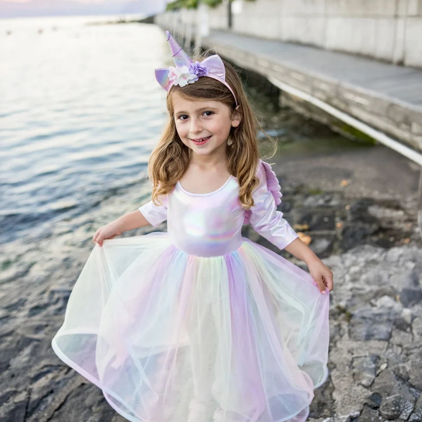Alicorn Dress with Wings & Headband