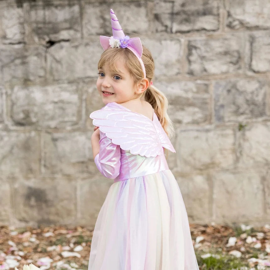 Alicorn Dress with Wings & Headband