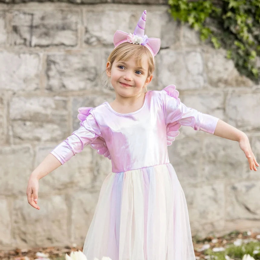 Alicorn Dress with Wings & Headband
