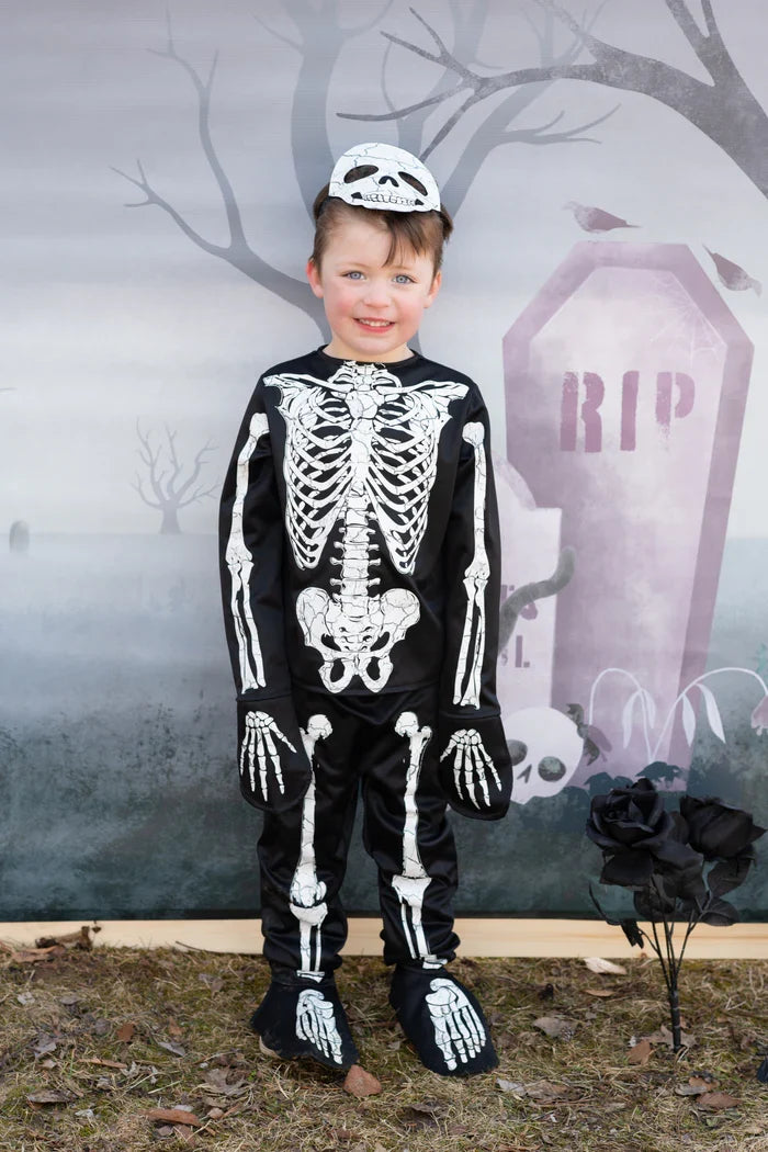 Great Pretenders Glow in the Dark Skeleton Shirt, Pants & Mask