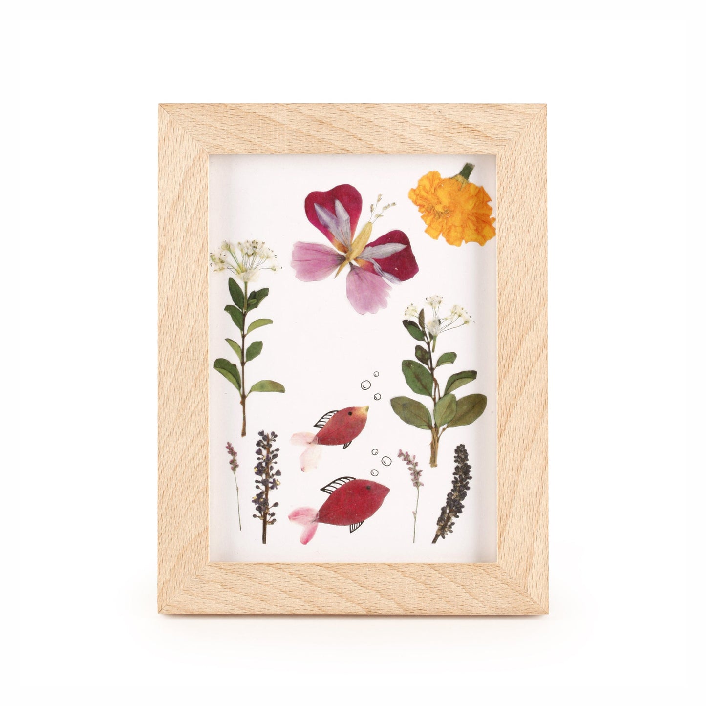 Make Your Own Pressed Flower Frame Art