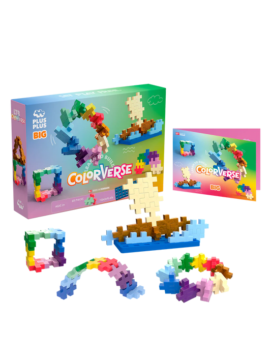 Plus Plus Learn to Build Big Colourverse 60 pieces