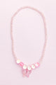 Great Pretenders Boutique Holo Pink Crystal Necklace