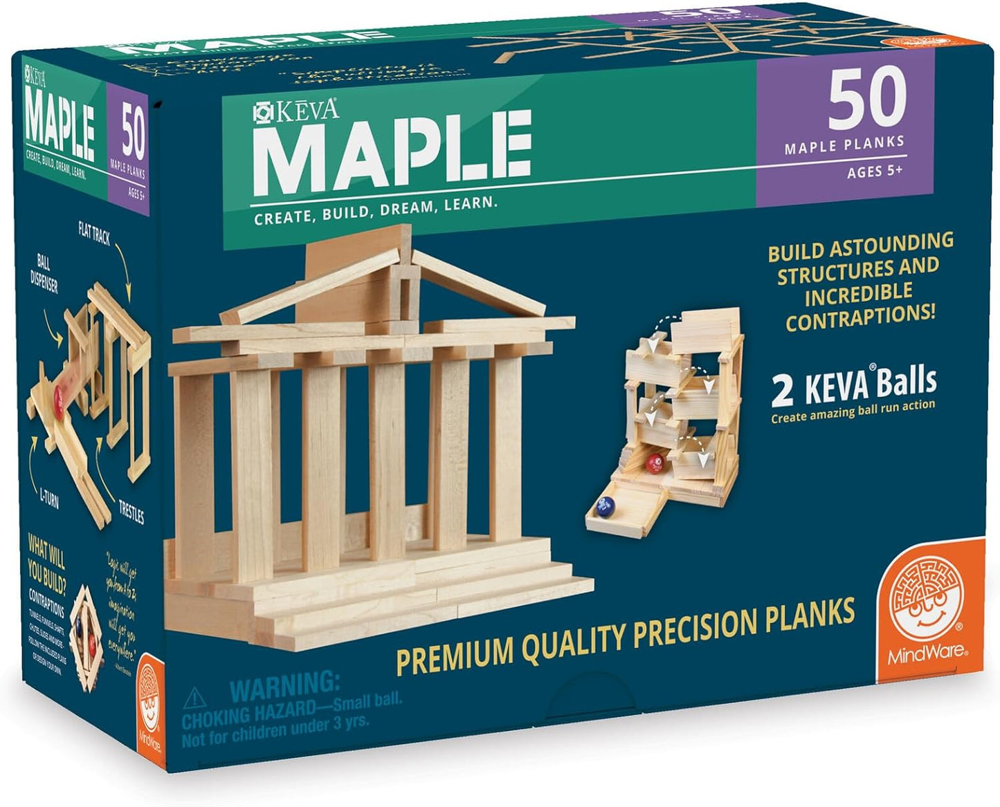 KEVA MAPLE 50 Pieces