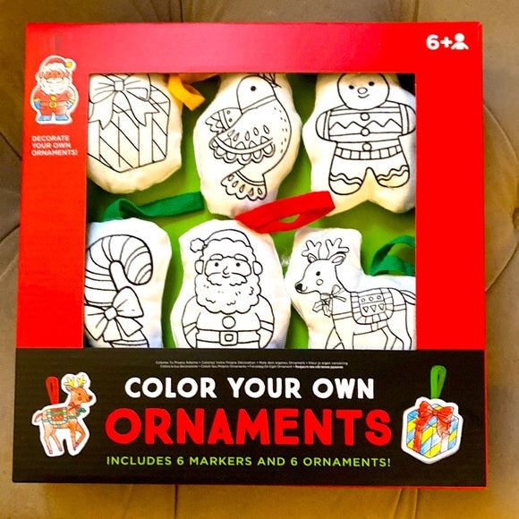 Colour Your Own Ornaments