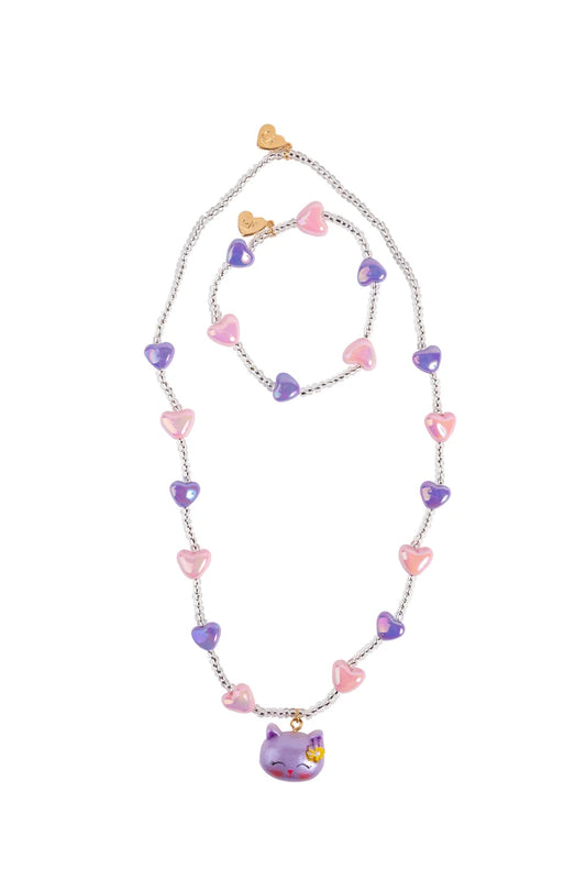 Great Pretenders Lovely Kitty Necklace & Bracelet