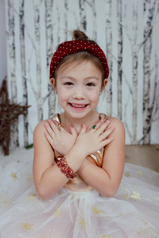 Great Pretenders Boutique Ruby Red Bracelet Set