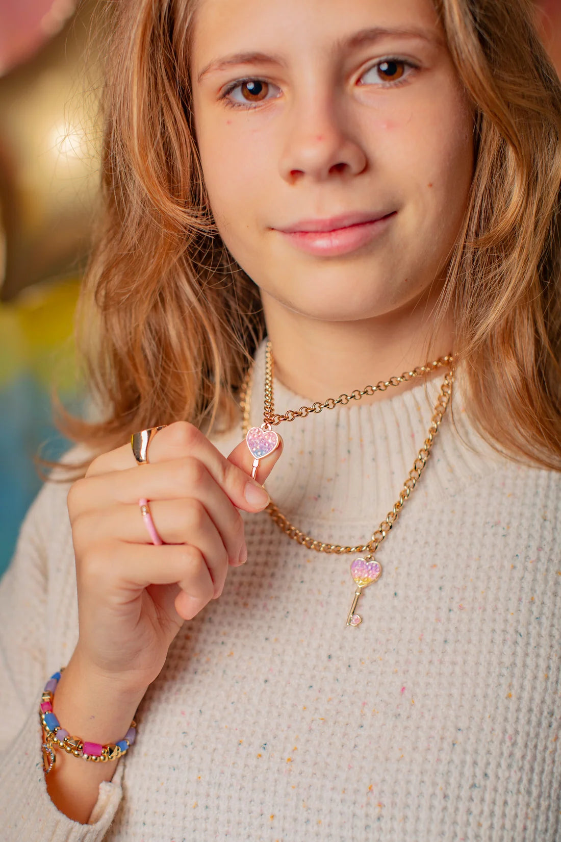 Boutique Chic Key to my Heart Necklace